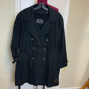 Like New Gallery Formal Black Coat front buttons Unisex L Men XL Women